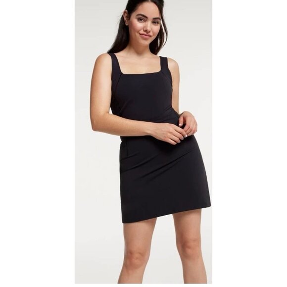 CALIA by Carrie Underwood Dresses & Skirts - NEW CALIA Inspire Dress Size Medium Black Scoop Neck Shorts Bodysuit